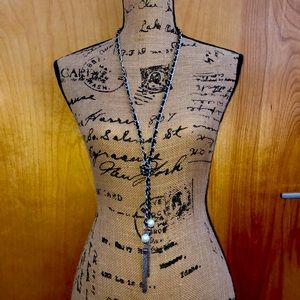 White House Black Market Tassel Necklace